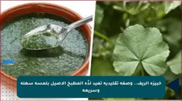 خبيزة الريف.. وصفة تقليدية تعيد لذّة المطبخ الأصيل بلمسة سهلة وسريعة